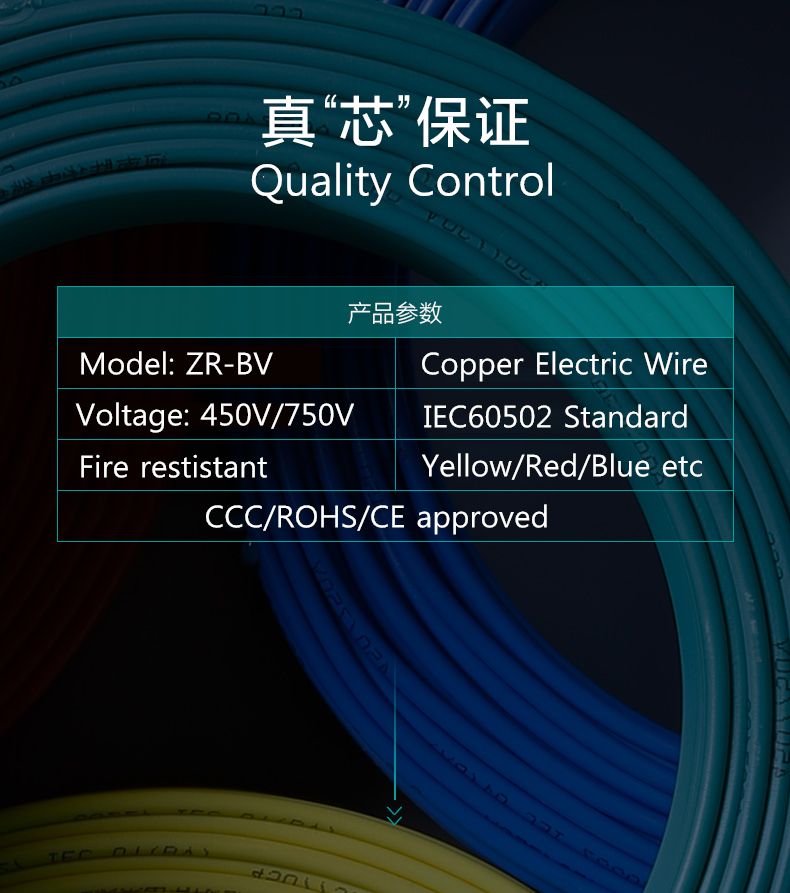 IEC Standard PVC PE Insulated Flexible Building House Wiring Copper Cable Household Flame Retardancy 300 500V Electrical Wire