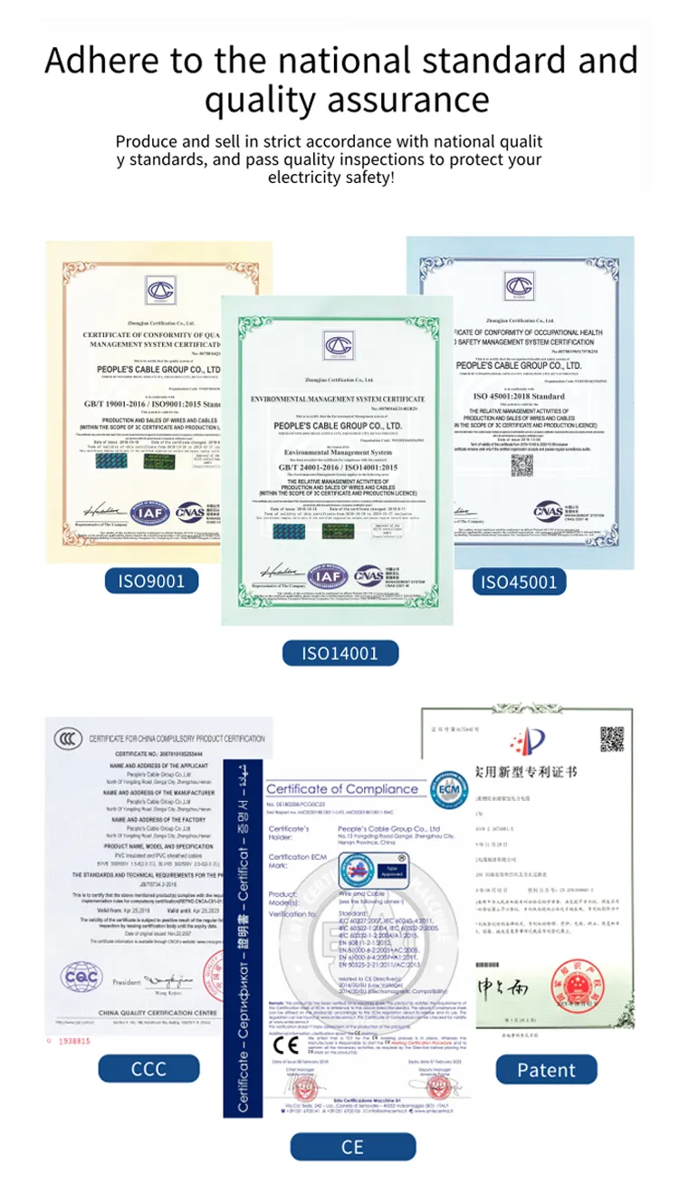 IEC60502 Copper Standard Nyy/Nayy/Na2xy/N2xy/N2xry Power Steel Wier Tape Armored Cable