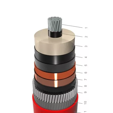 NA2XSR(AL)Y-1 core AL XLPE PVC with AWA armor
