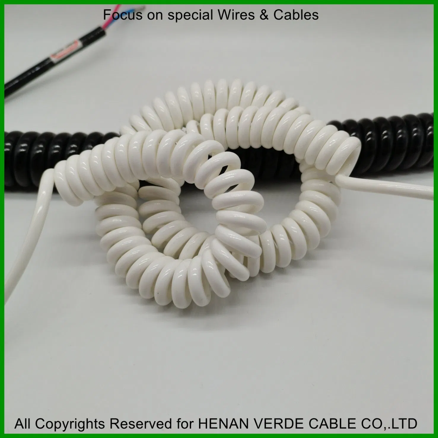 Industry Control Cables Special PUR Cables Coil Spiral Telephone Cable