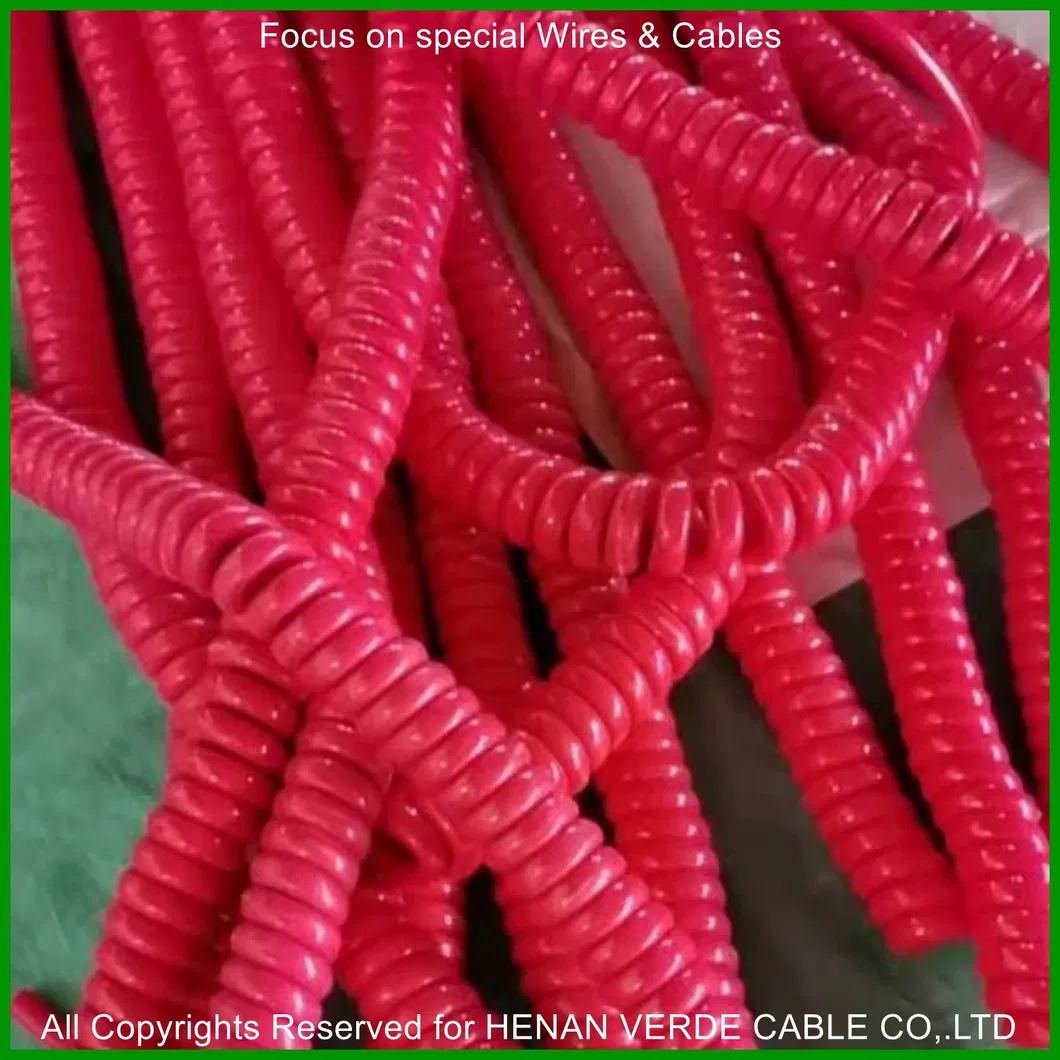 Industry Control Cables Special PUR Cables Coil Spiral Telephone Cable
