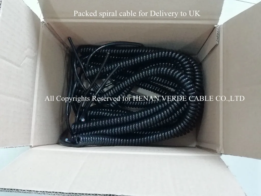Industry Control Cables Special PUR Cables Coil Spiral Telephone Cable
