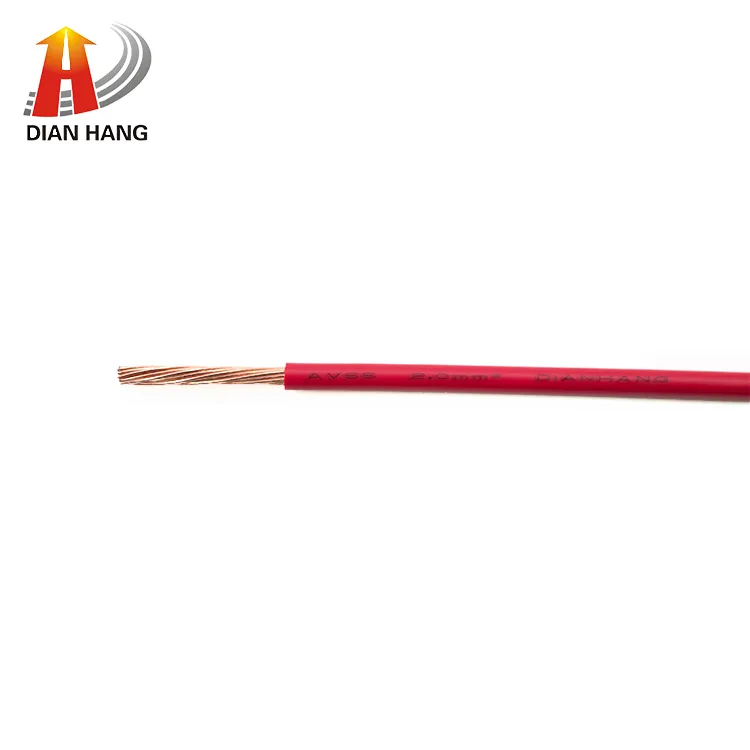 Japan AV 0.5mm Square Low Voltage Flexible Automotive Wire Jaso Standard for Car Automobile PVC Copper Insulated Thinned Control Wire