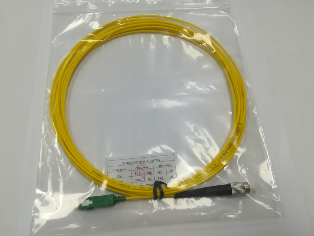 LC Sc Optical Fiber Cable with Small Boot