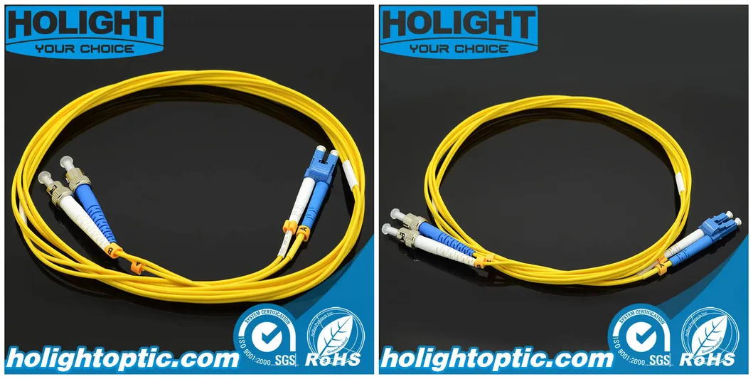LC to St Single Mode Fiber Optic Patch Cable