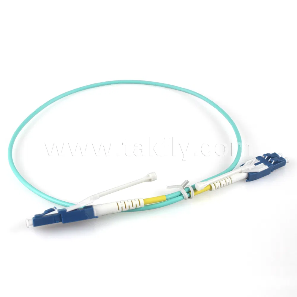 LC Upc Sm Om4 Fiber Optic Cable Patch Cord Uniboot