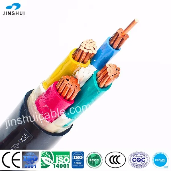 Low Voltage PVC Insulate PVC Sheath Power Cable
