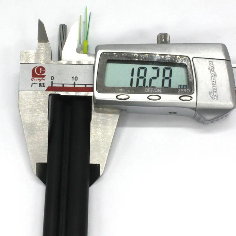 Manufacturing GYTC8S Stranded Steel Wire Underground Single Modo Outdoor Fiber Cable