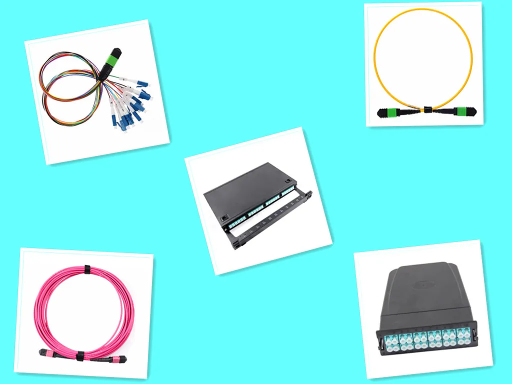 MPO/MTP Sm/Om3/Om4 12f/24f Fiber Optic Cord