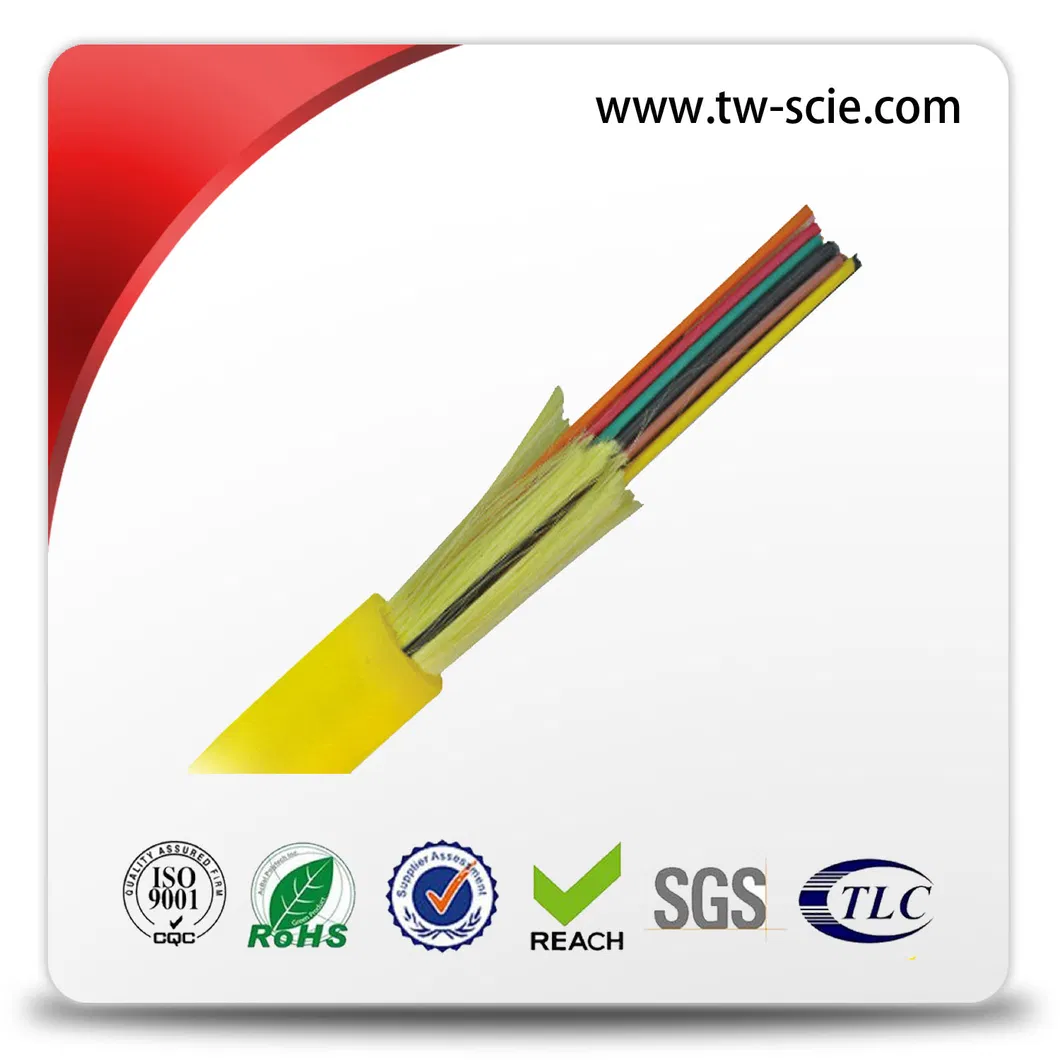 Multiple Fibers OS2 Singlemode Breakout Patch Cable with Yellow Jacket