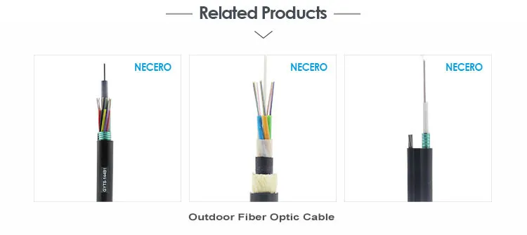 Necero 20 Years Fiber Optic Comunication Cables Wholesale Central Tube Type Coaxial Data GYXTW Fibre Optical Power Cable
