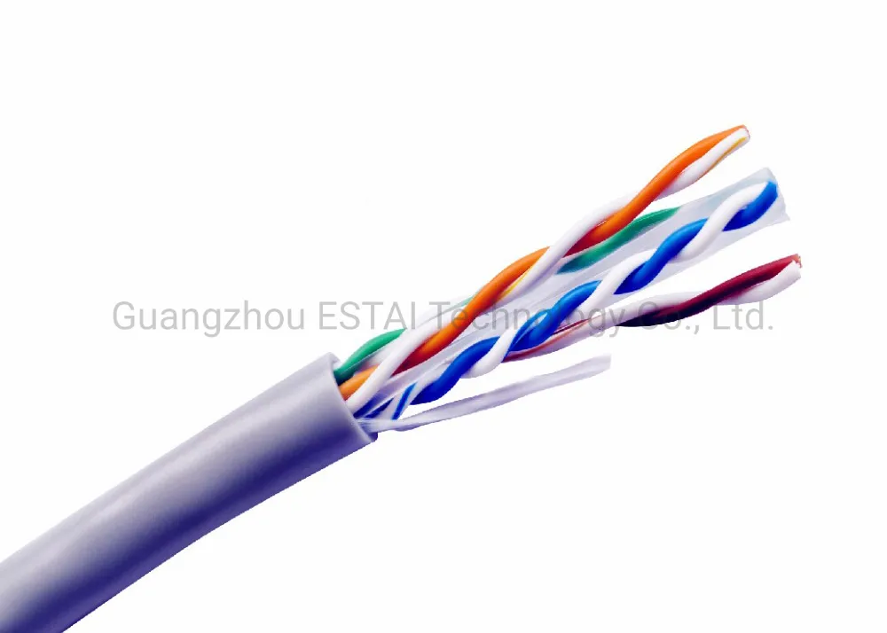 OEM/ODM 305m Copper Telecommunication Cabo De Rede AMP Patch Cord UTP Cat5 5e 6 RG6 7 8 LAN Ethernet Cable Communication Cables
