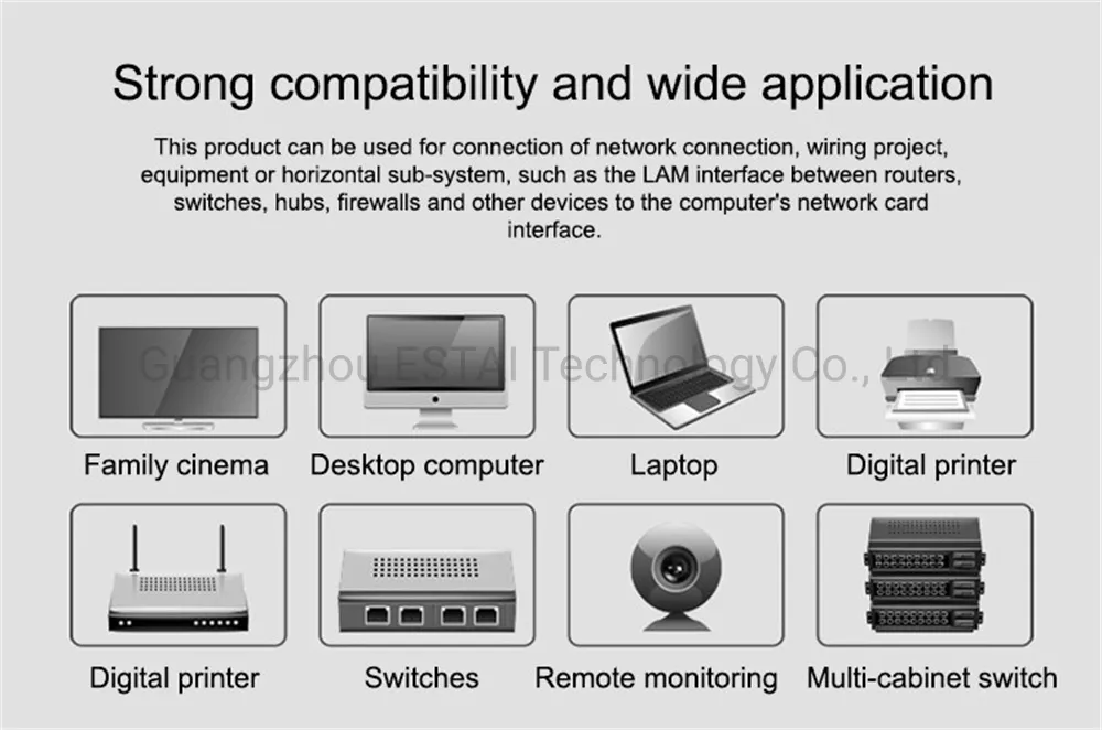 OEM/ODM 305m Copper Telecommunication Cabo De Rede AMP Patch Cord UTP Cat5 5e 6 RG6 7 8 LAN Ethernet Cable Communication Cables