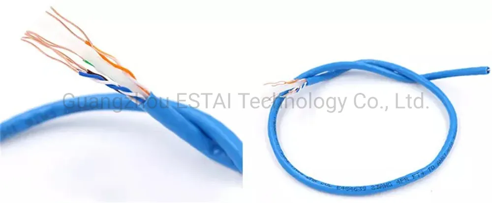 OEM/ODM 305m Copper Telecommunication Cabo De Rede AMP Patch Cord UTP Cat5 5e 6 RG6 7 8 LAN Ethernet Cable Communication Cables