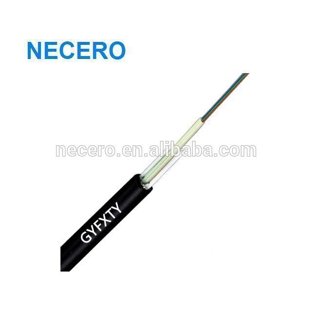 optical fiber 6 Core /6 strand Single Mode counts with drop cable -GYFXTY type