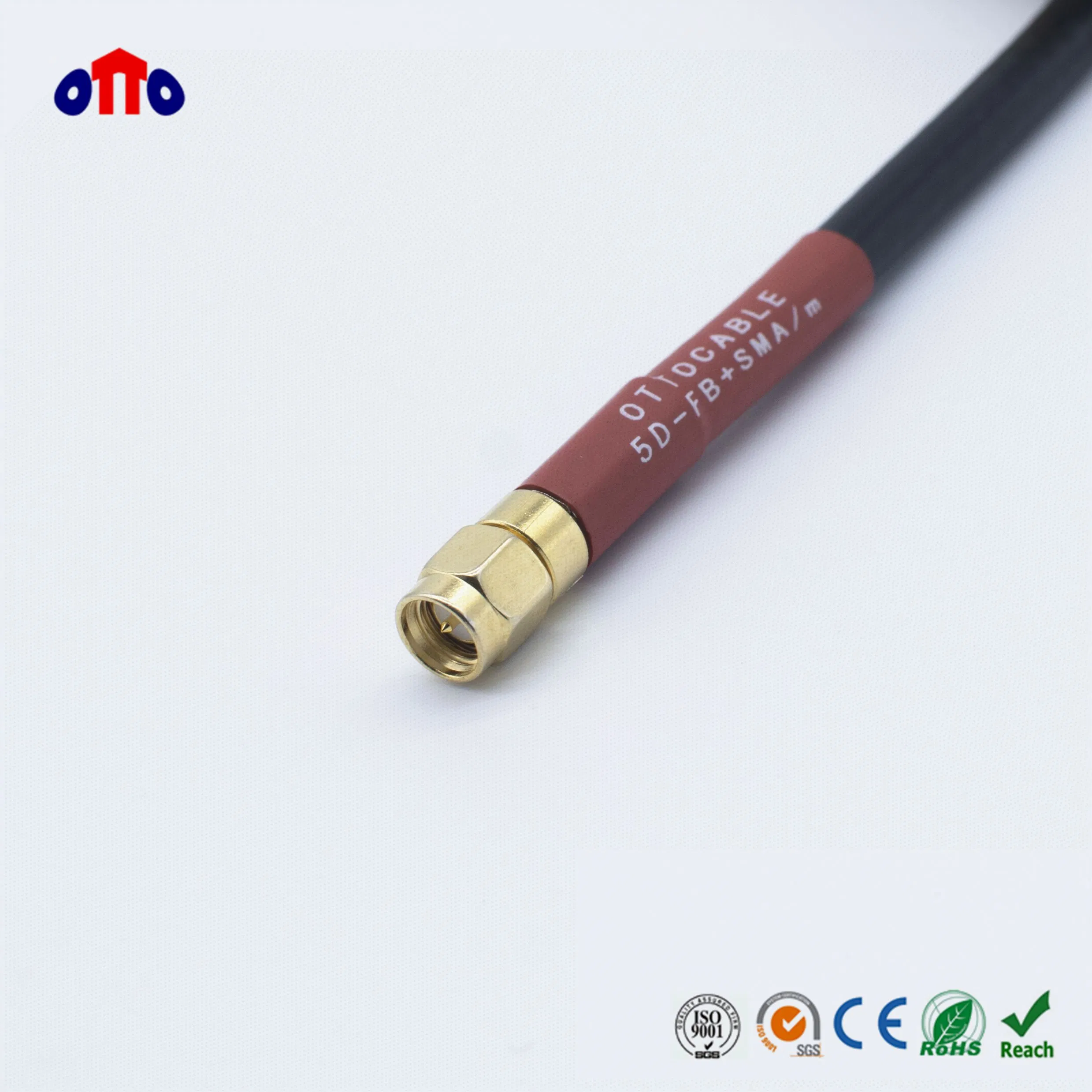 Pre-Made Coaxial Cable 5D- FB Cable Assembly with SMA Plug for Antennas
