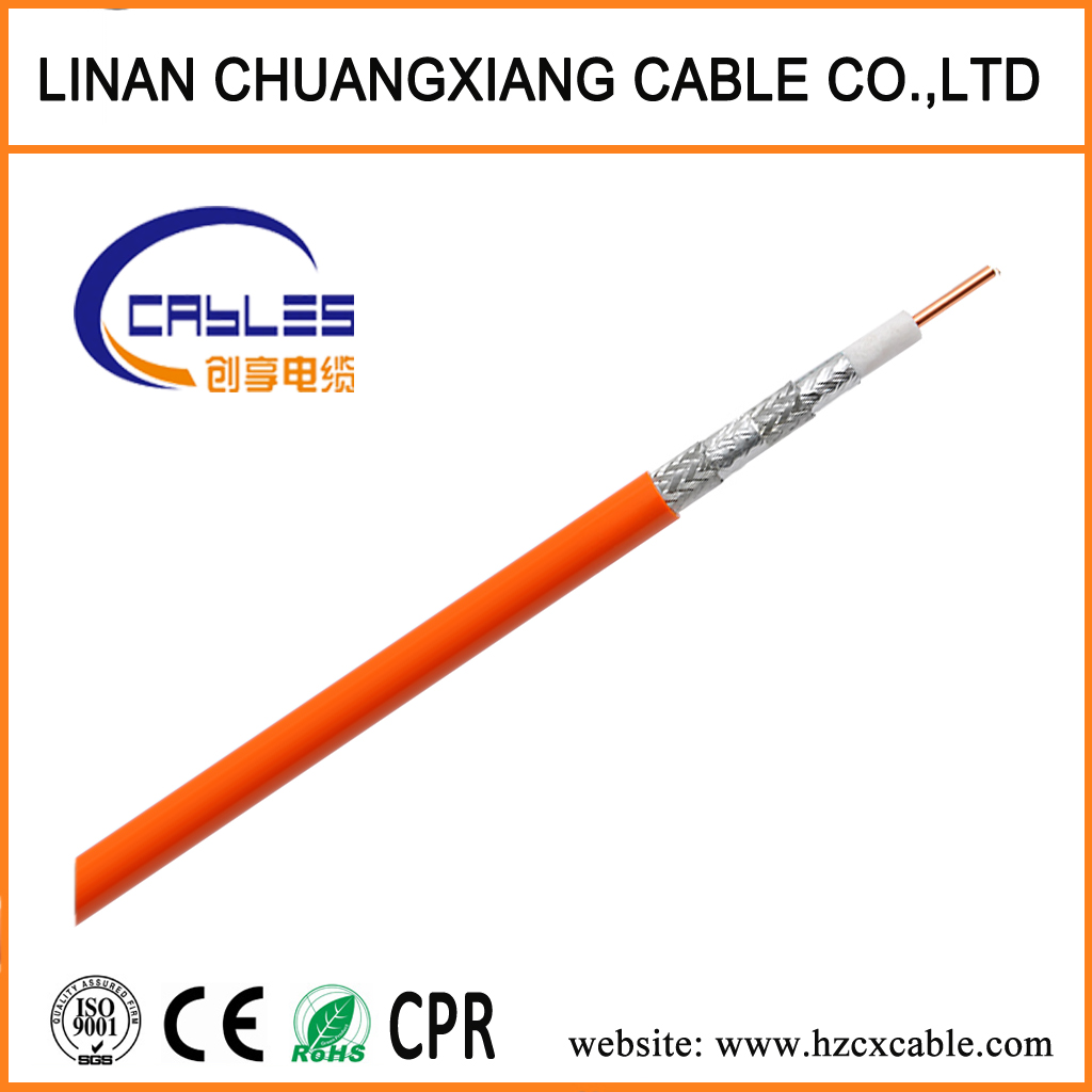 RG6/Rg59 Coaxial Cable Monitor System Communication Cable CPR Approved