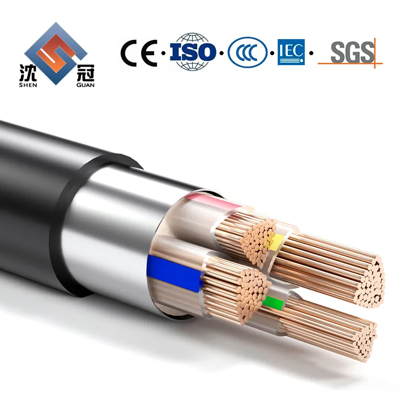 Shenguan China Supplier 8 Core Flexible Copper Conductor Electric Wires Cables for Railway Wiring Harness Coaxial Cable Electric Wire Cable Power Cable