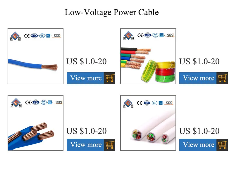 Shenguan Factory Price 0.5mm2 2.5 mm 1.5mm House Wiring PVC Insulated Copper Aluminum Electrical Wire Cable Roll Armored PVC Sheathed Electric Cable Power Cable