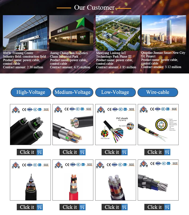 Shenguan Factory Price 0.5mm2 2.5 mm 1.5mm House Wiring PVC Insulated Copper Aluminum Electrical Wire Cable Roll Armored PVC Sheathed Electric Cable Power Cable