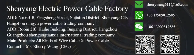Shenguan Factory Price 0.5mm2 2.5 mm 1.5mm House Wiring PVC Insulated Copper Aluminum Electrical Wire Cable Roll Armored PVC Sheathed Electric Cable Power Cable
