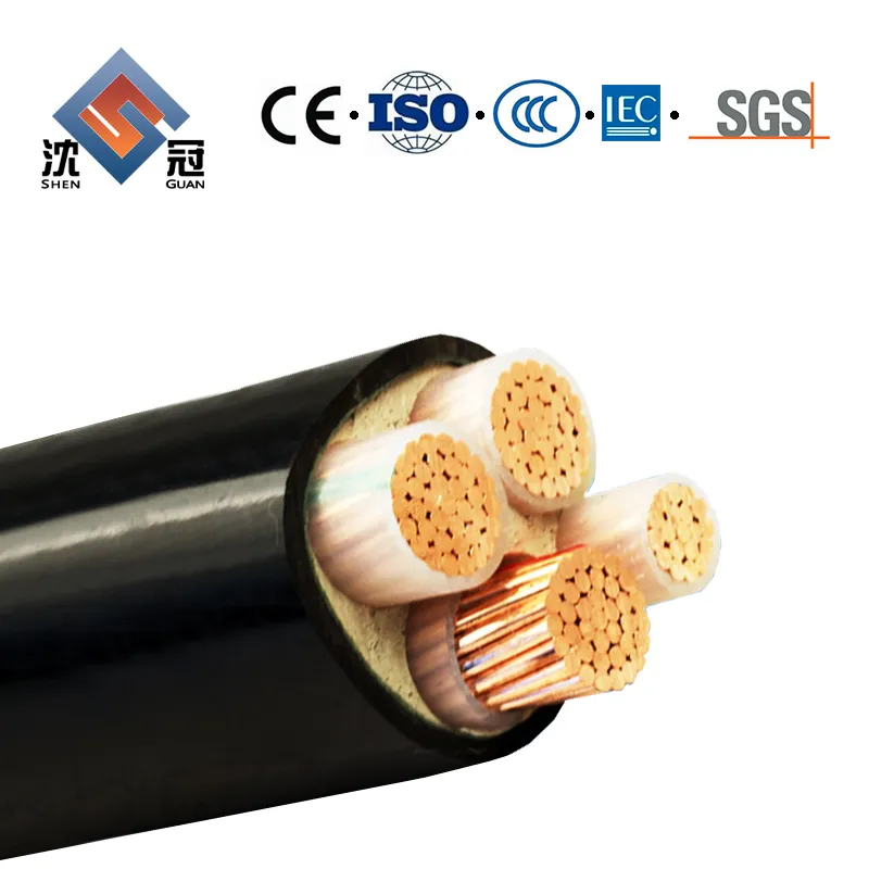 Shenguan Manufacture VV Copper Single Core Cable 1kv PVC Insulation PVC Sheath Electrical Power Cable Electrical Cable Electric Cable Wire Cable Control Cable