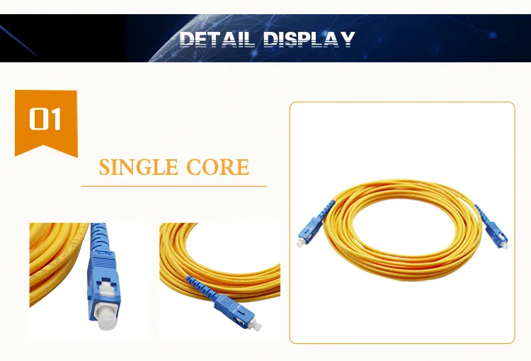 Simplex Patch Cord Upc Connector Jumper for FTTH