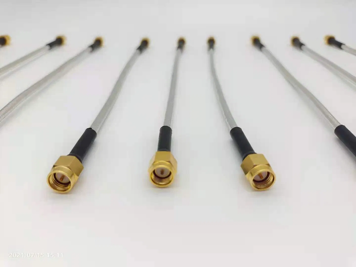 SMA Male to SMA Male RF Coaxial Cable Assembly to 18GHz , CF141/Rg402 Cable