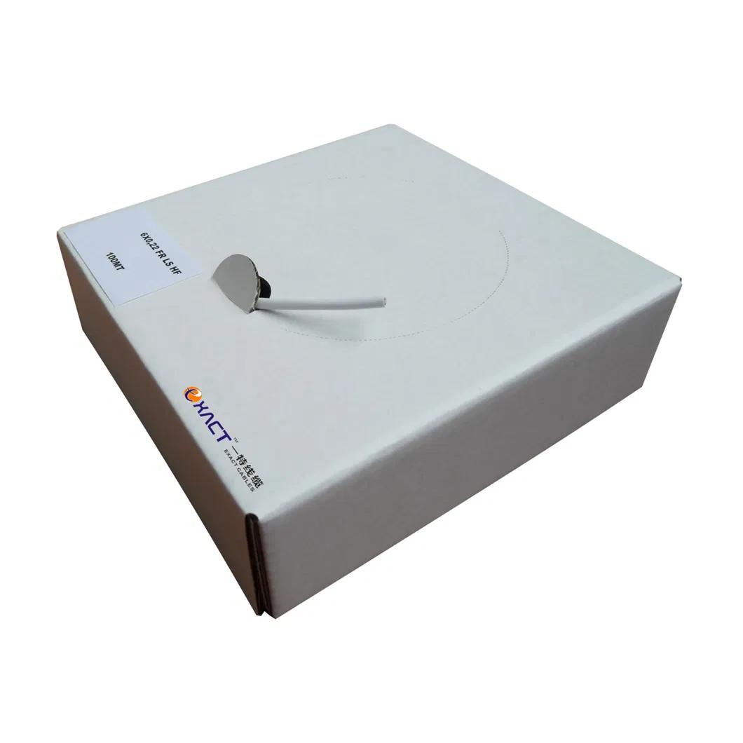 Solid 16x24AWG CPR Eca VW-1 fire testing LSF insulation and jacket Signal Control Security Cable Alarm Cable