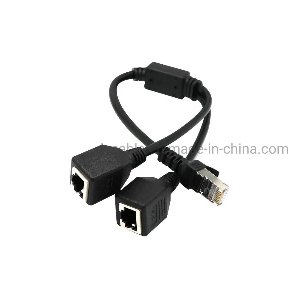 Splitter Ethernet RJ45 Cable Adapter 1 to 3 Port LAN Network