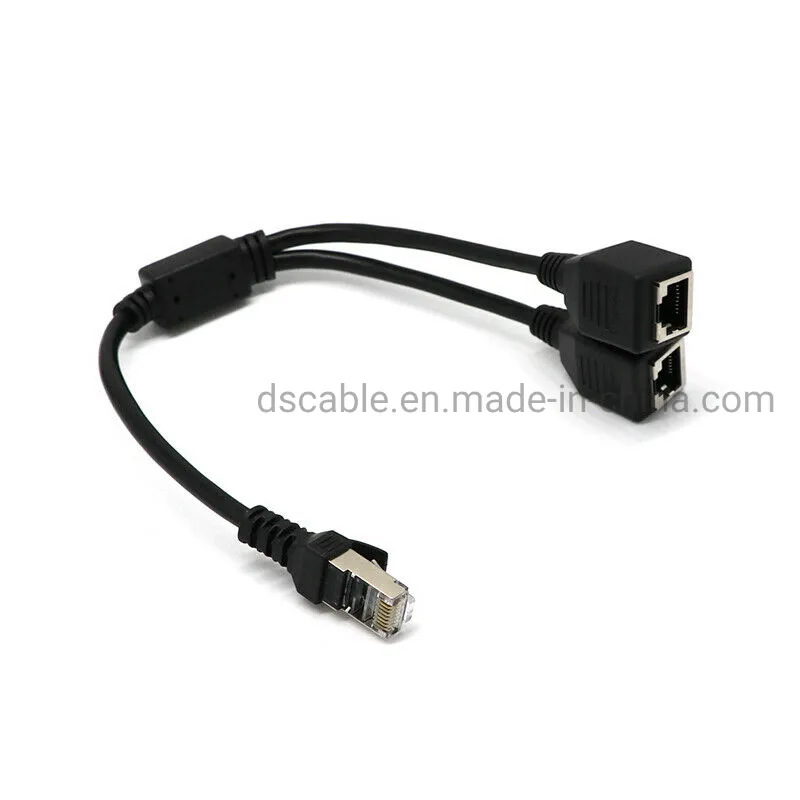Splitter Ethernet RJ45 Cable Adapter 1 to 3 Port LAN Network