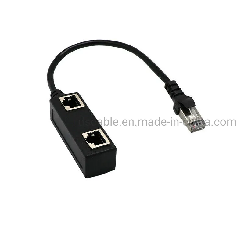 Splitter Ethernet RJ45 Cable Adapter 1 to 3 Port LAN Network