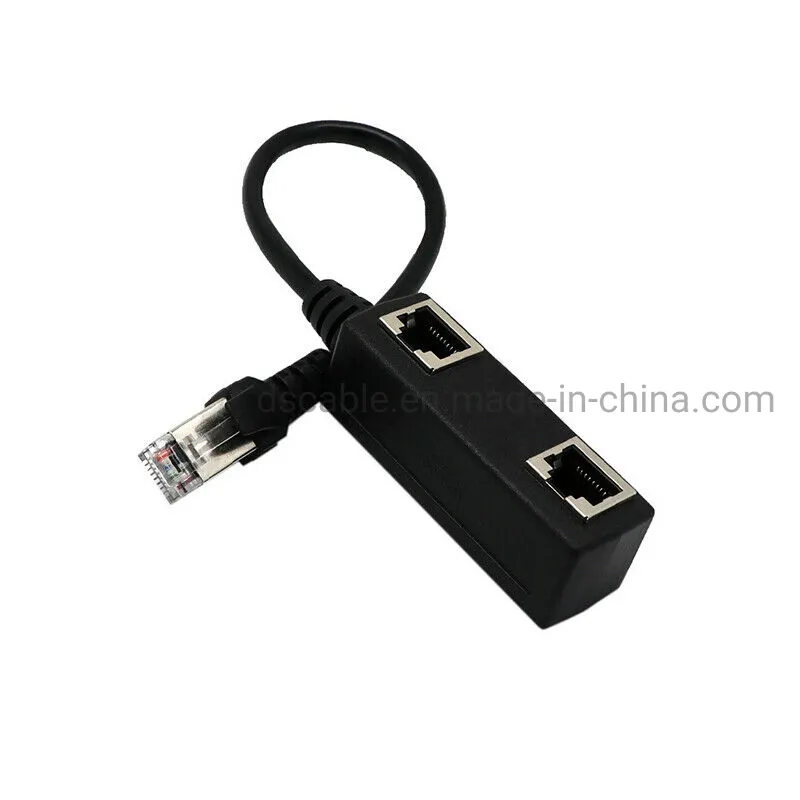 Splitter Ethernet RJ45 Cable Adapter 1 to 3 Port LAN Network