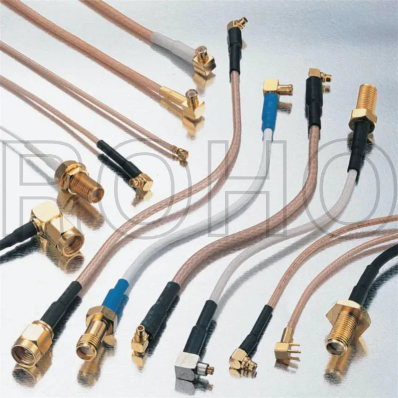 Straight RF Coaxial Male SMA to Fakra Connector Cable Assembly with Rg174/178 Cable for Car