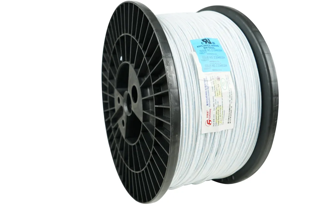 Taifulong PTFE High-Voltage UL1911 18AWG 250° C 25kv-DC Nickel Plated Copper Electric Wire Fluoroplastic Teflon Cable