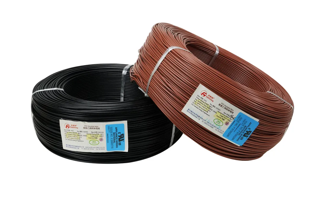Taifulong PVC UL1015 20AWG 105° C 600V Tinned Copper Electric Wire High Temperature Resistan Cable
