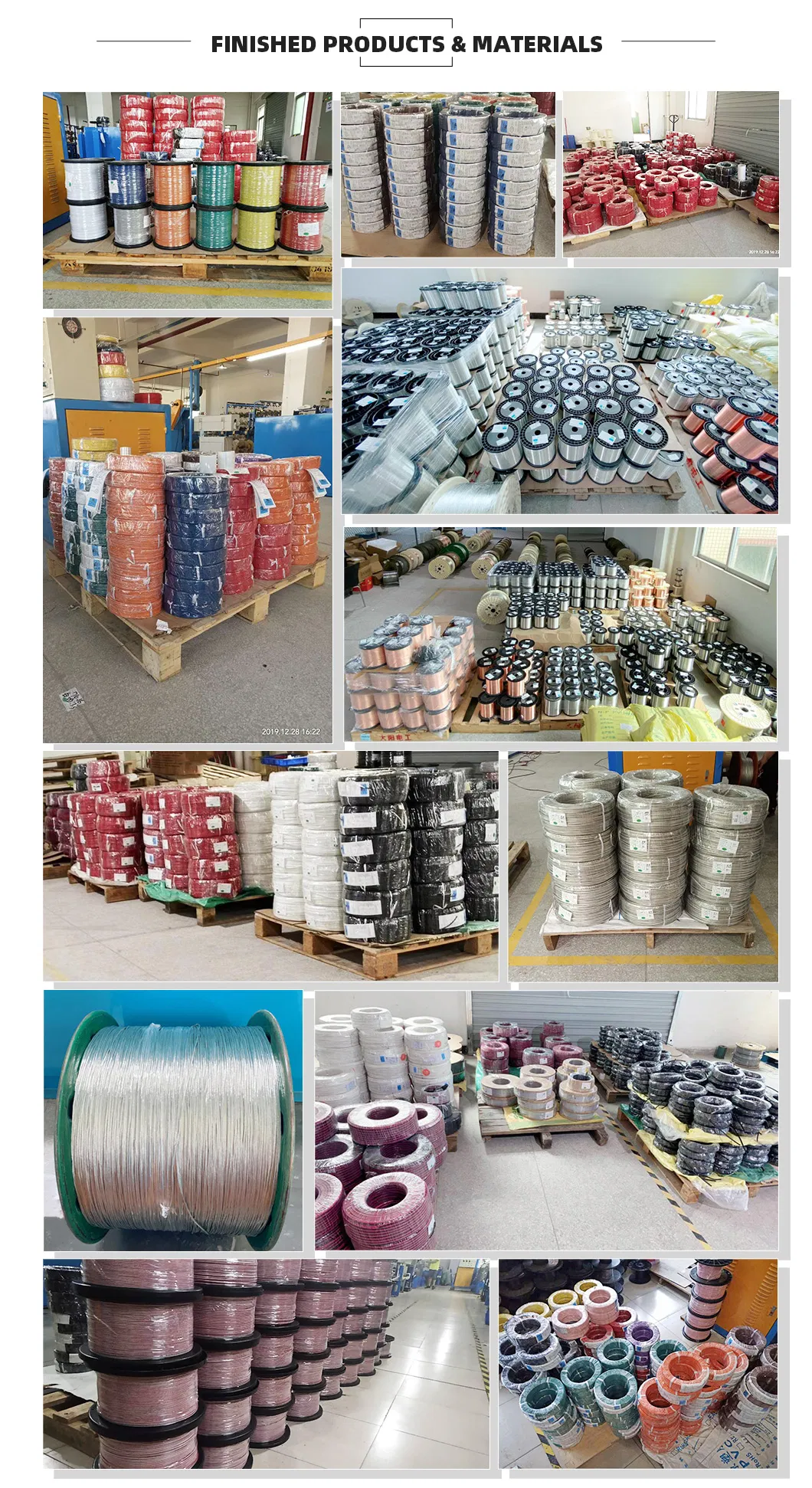 Thermoplastic Insulated Copper Wires and Cables UL1015 UL10269 UL2464 12AWG 14AWG