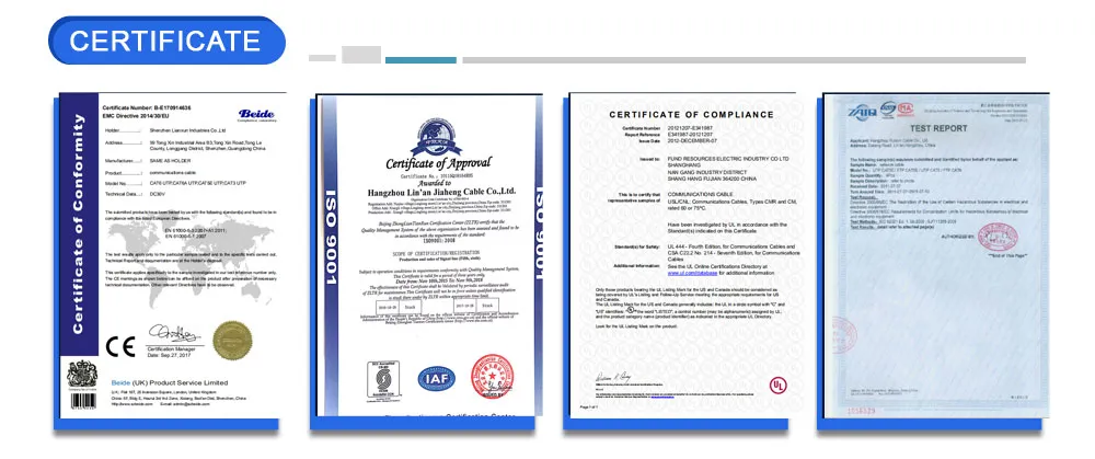 U/UTP Cat5e Cable ETL/UL Cmx/Cm/Cmr Approved