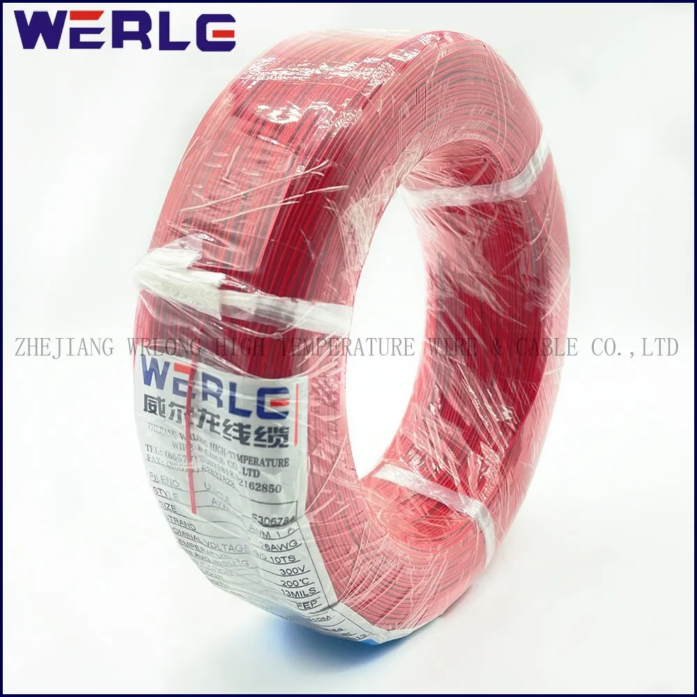 UL 1007 28AWG Brown PVC Coaxial Tinned Copper Electrical Electronic Electric Fiber Optic Cable