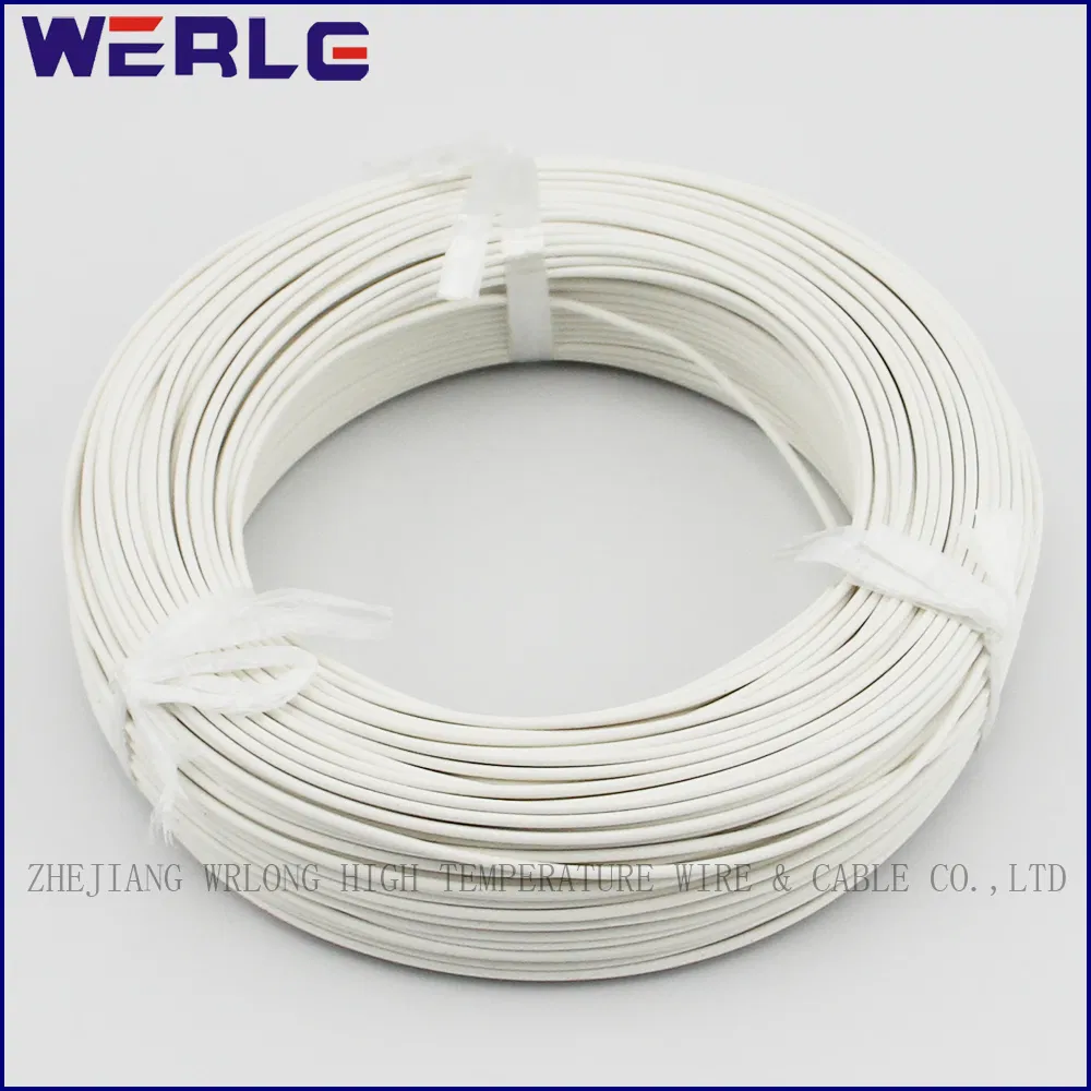 UL 1330 AWG 6 White FEP Teflon Insulated Electric Wire