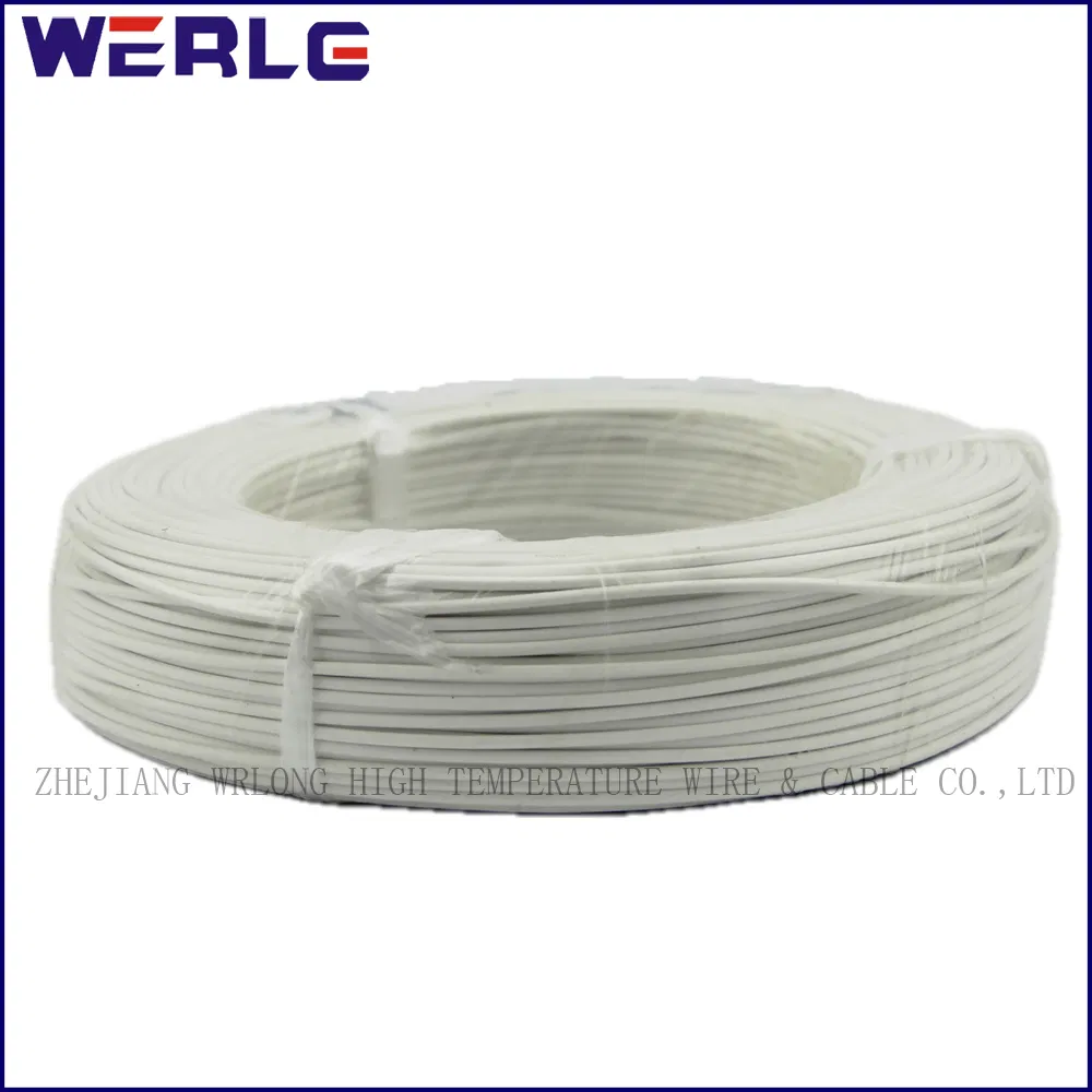 UL 1332 AWG 16 White FEP Teflon Insulated Electric Wire
