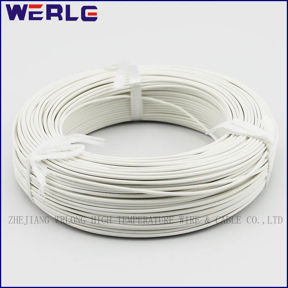 UL 1332 AWG 16 White FEP Teflon Insulated Electric Wire