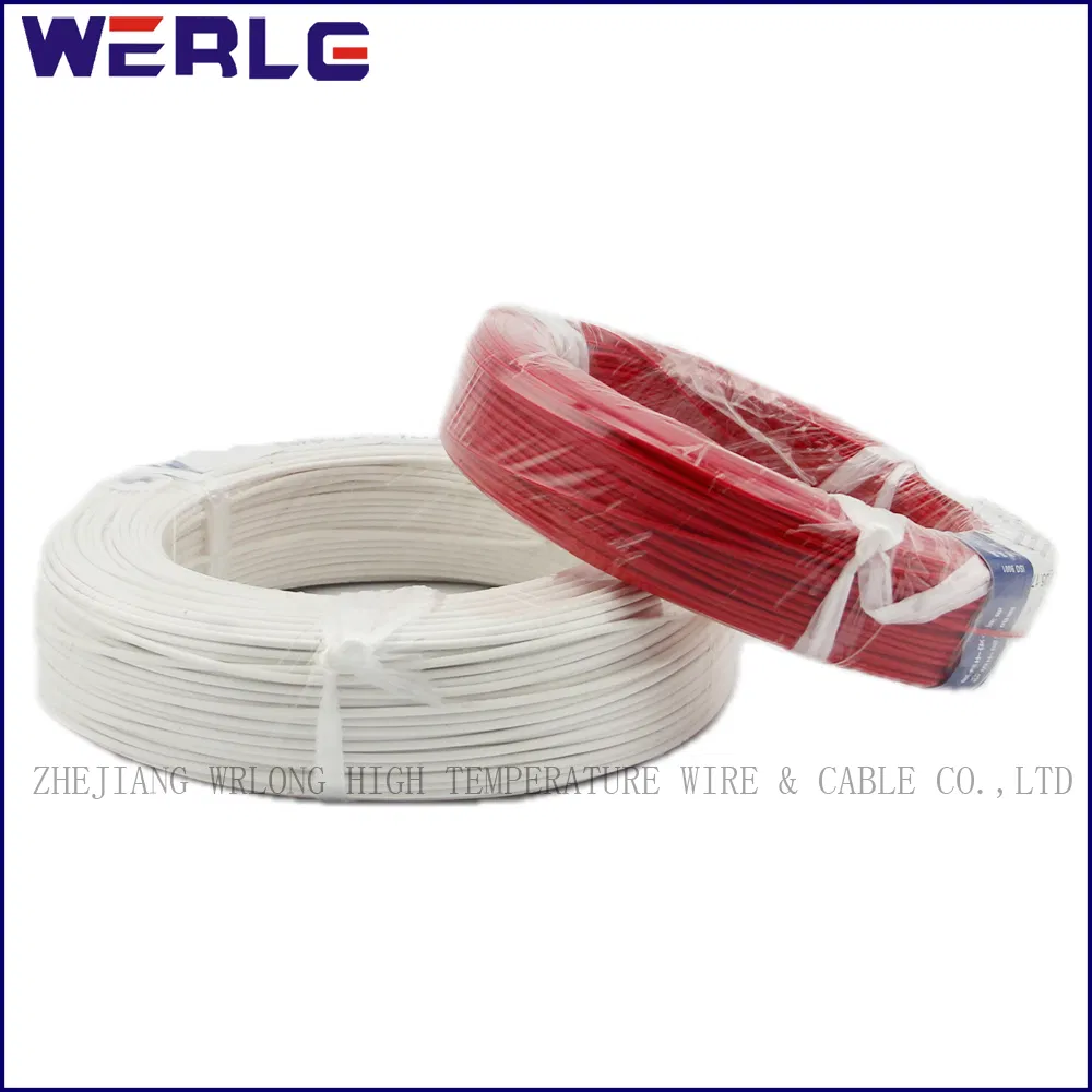 UL 1332 AWG 16 White FEP Teflon Insulated Electric Wire