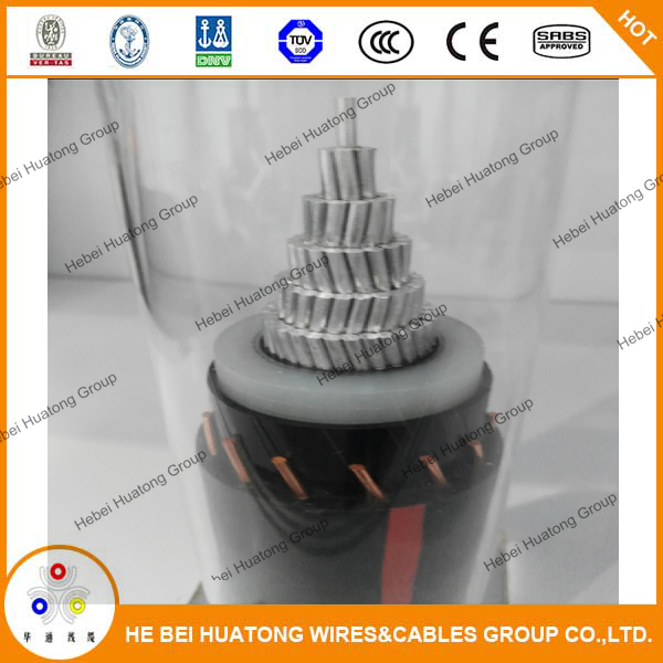 UL1072 Standard 25kv 350mcm Copper/Tr- XLPE/PVC 100% Insunation Urd Power Cable