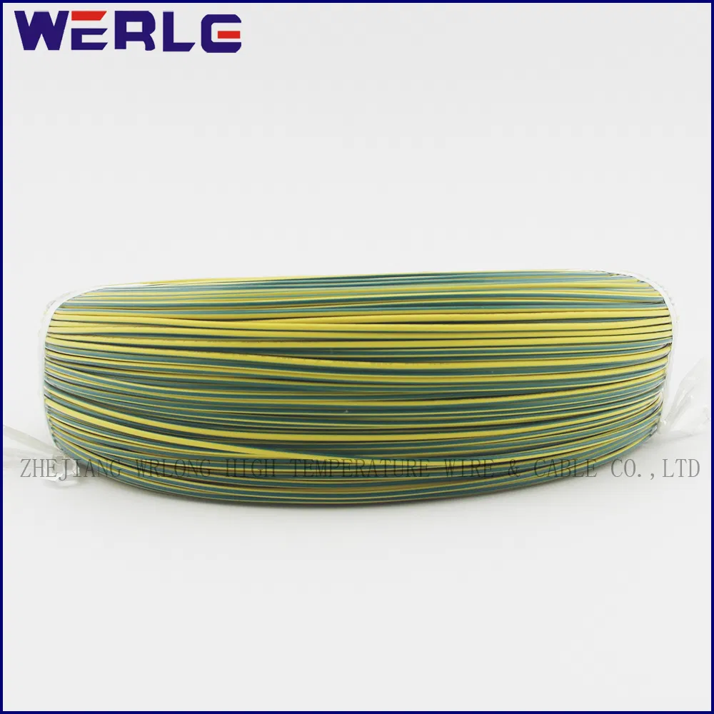 UL1332 Yellow Green 28 AWG FEP Teflon High Temperature Wire with Product Certification