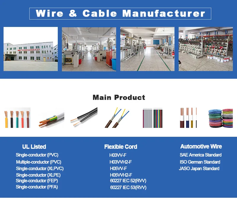 UL1569 PVC Electronic Wire Tinned Copper Wire Cable