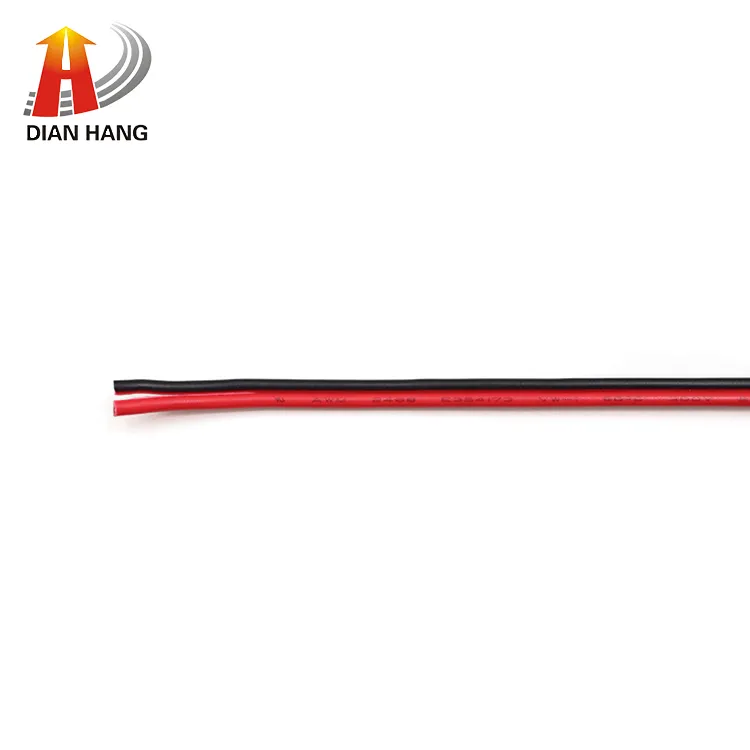 UL2468 Custom Flat Wire Cable 26AWG 2f Awm 2468 PVC Cable Insulated Control Wire Cable Control Electrical Copper Thinned Wire