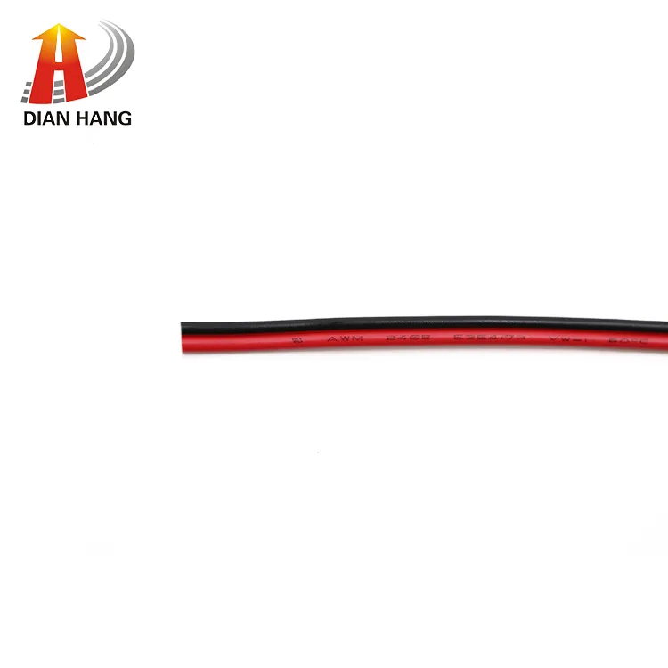 UL2468 Custom Flat Wire Cable 26AWG 2f Awm 2468 PVC Cable Insulated Control Wire Cable Control Electrical Copper Thinned Wire