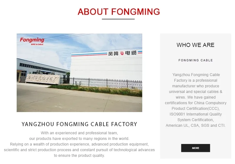 UL3075 600V 200c Fiberglass Braided Silicone Rubber Electric Cable