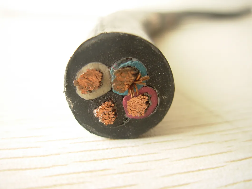Underground Mining Cable 95mm2 Rubber Insulated Industrial Cable